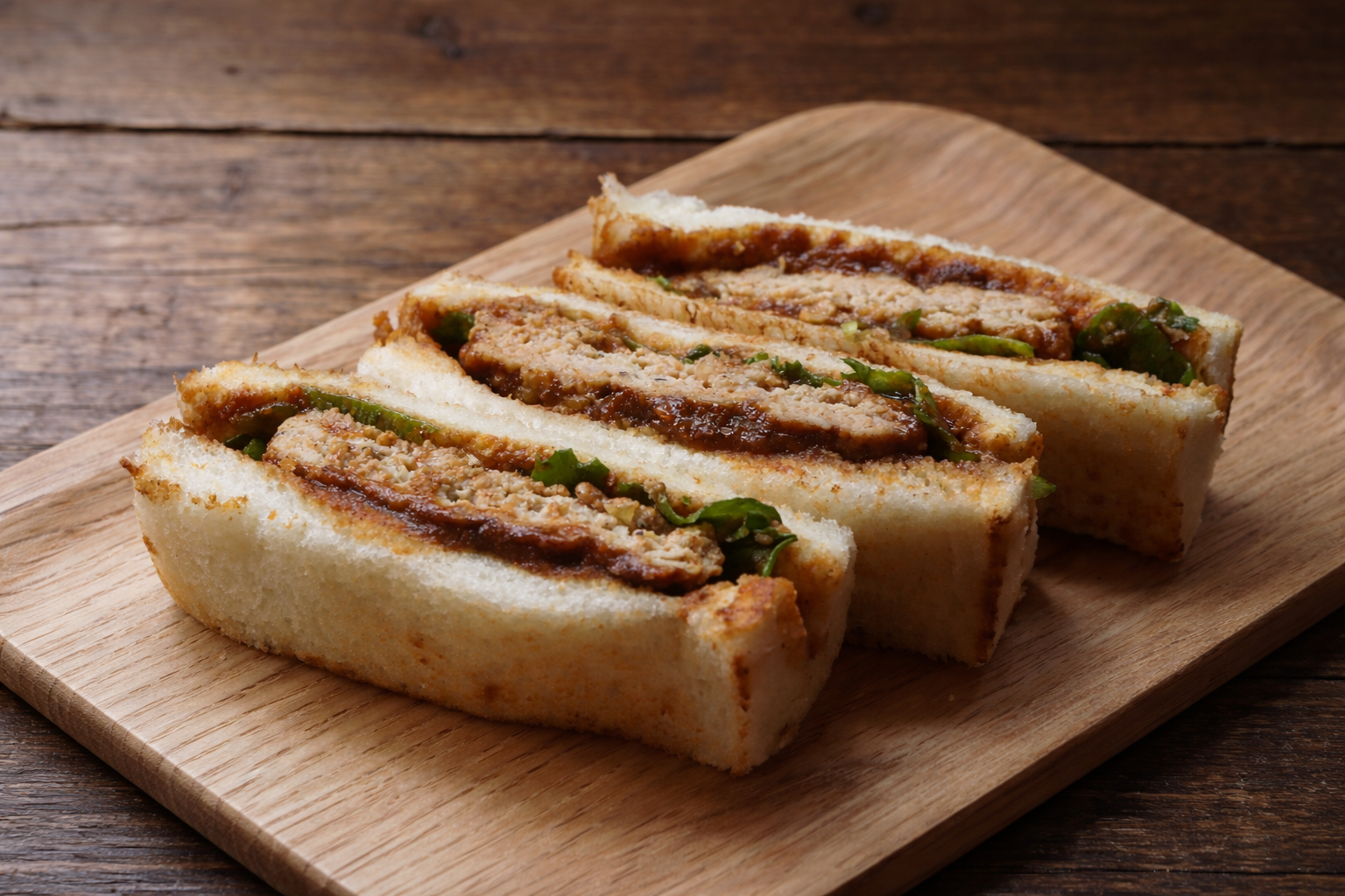 ハンバーグサンドセット