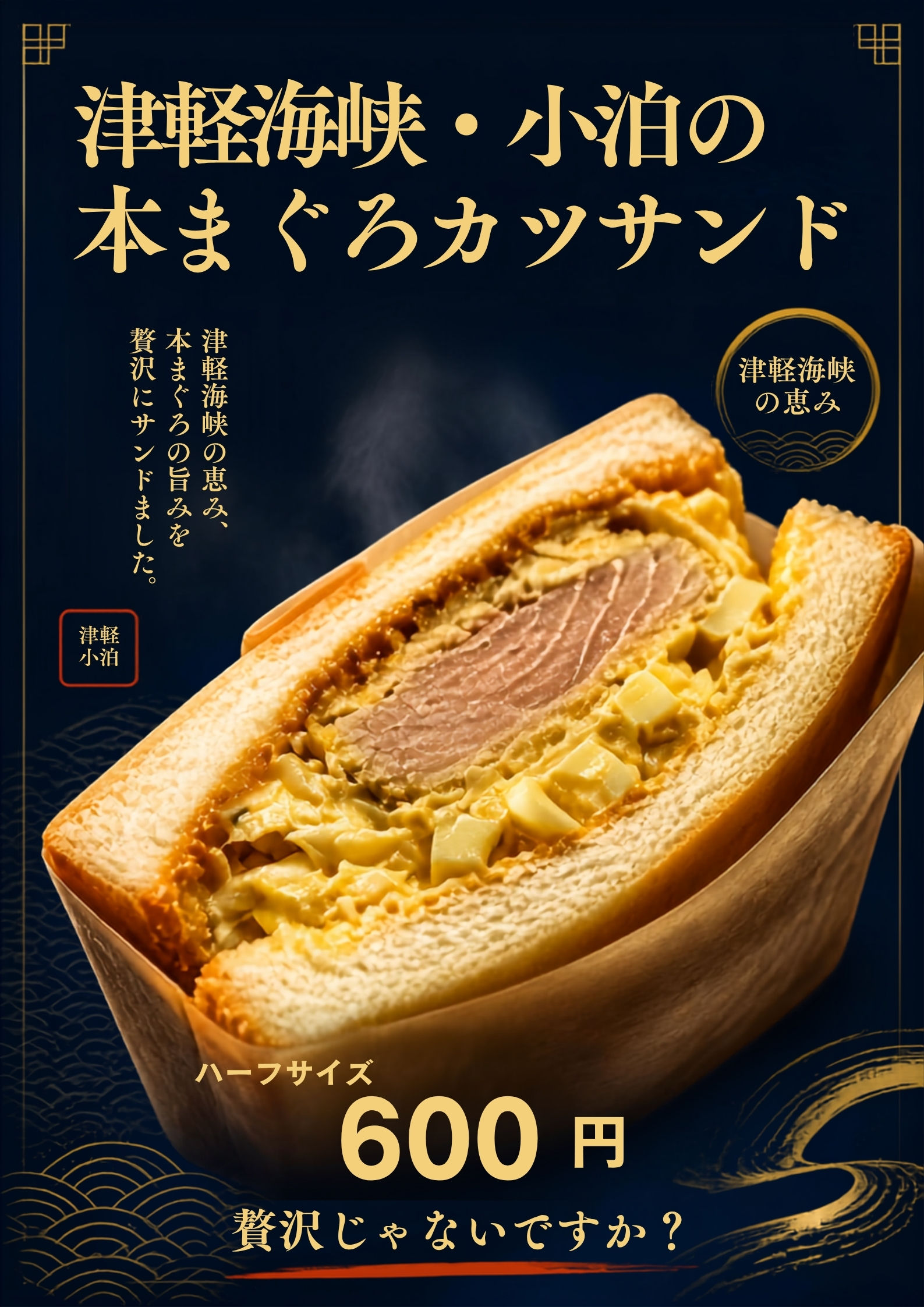 本マグロカツサンド